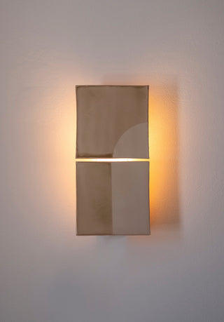 Door Ceramic Wall Light, Beige