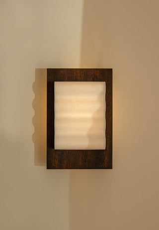 Frame Wall Light Small, Mahogany