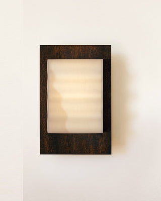 Frame Wall Light Small, Mahogany