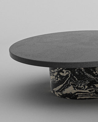Venn Concrete Coffee Table, Black