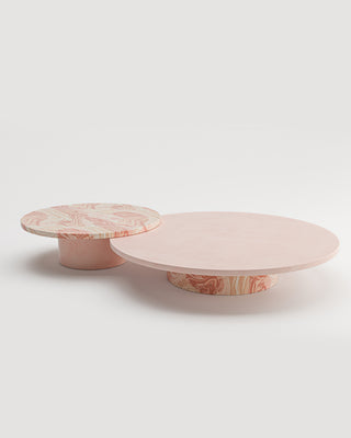 Venn Concrete Coffee Table, Pink