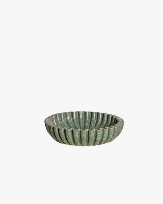 Lotuso Bowl in Green Marble