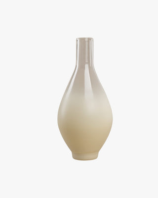 Beige Degradé Glass Vase