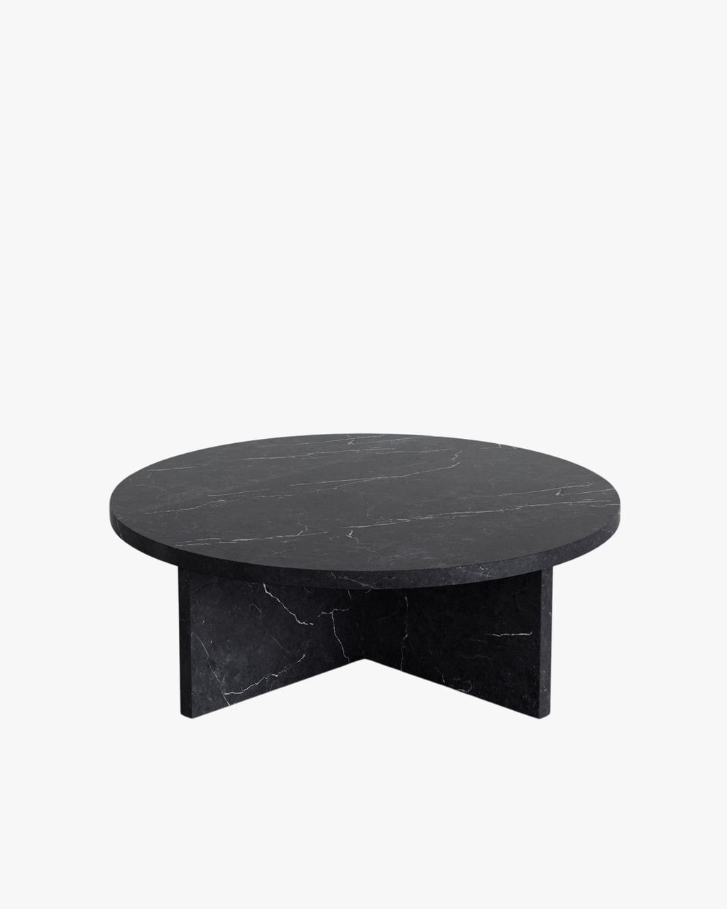 Rosa 90 Round Marble Coffee Table – Modern Metier