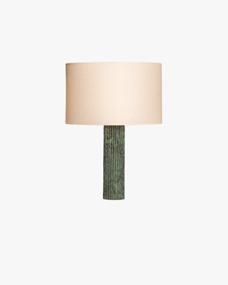 Fluta Ribbed Marble Table Lamp