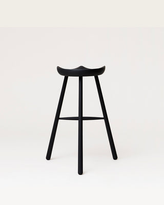Shoemaker Chair no. 78 bar stool, black
