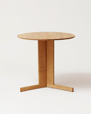 Table Trefoil 75cm, Chêne