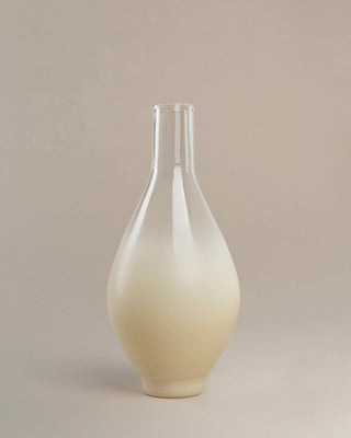 Beige Degradé Glass Vase