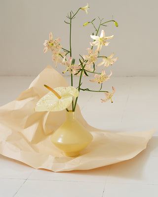 Vanilla Glass Vase