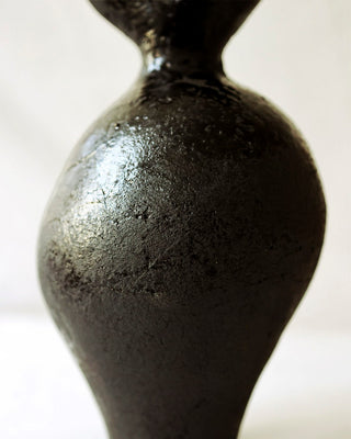 Keren Stoneware Sculpture I, Black