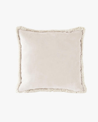 Daisy Ivory Velvet Cushion
