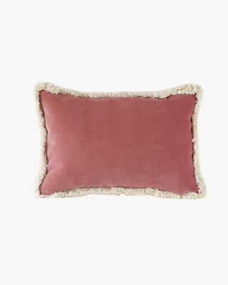 Daisy Pink Velvet Cushion