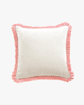 Iris Ivory Velvet Cushion