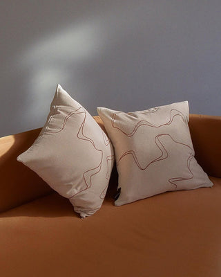 Adara Embroidered Square Pillowcase